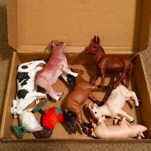 Farm Animal Toy Set - Multicolor